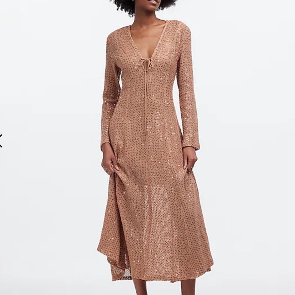 Madewell pecan Sabina Musayev Sarai Maxi Dress